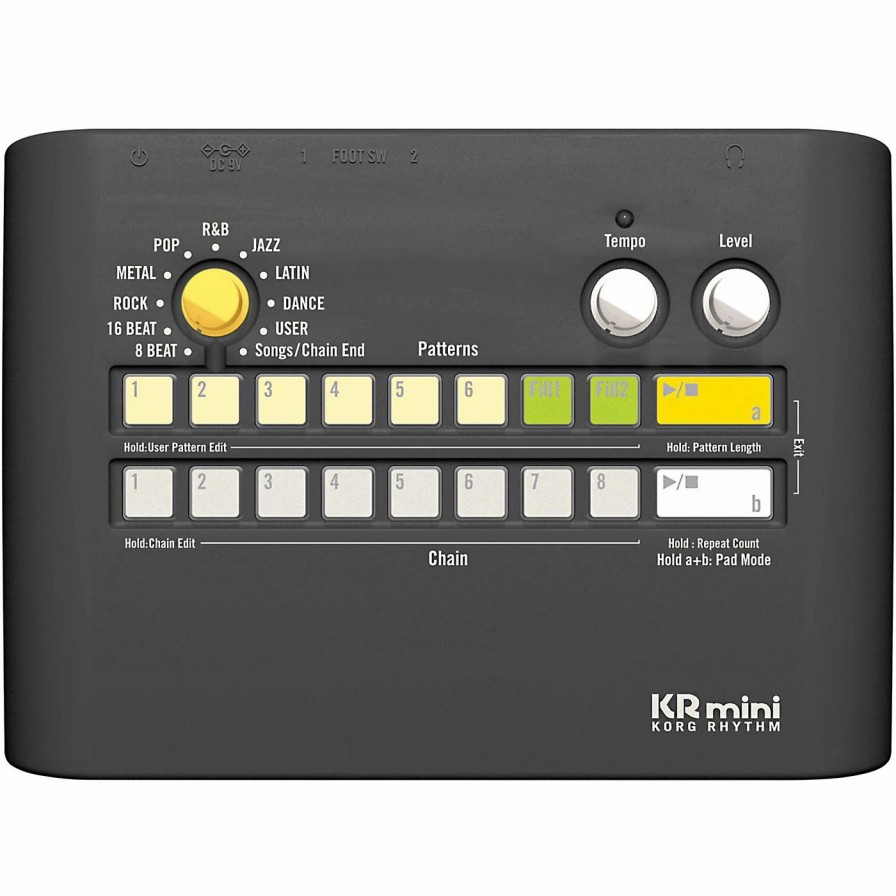 Electronic Drums * | Budget Korg Korg Kr Mini Compact Rhythm Machine