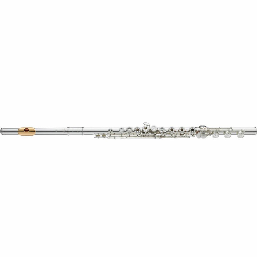 Flutes * | Outlet Yamaha Yamaha Professional 677H Series Flute Offset G C# Trill Key, Split E, Gizmo Key, Gold-Plated Lip-Plate