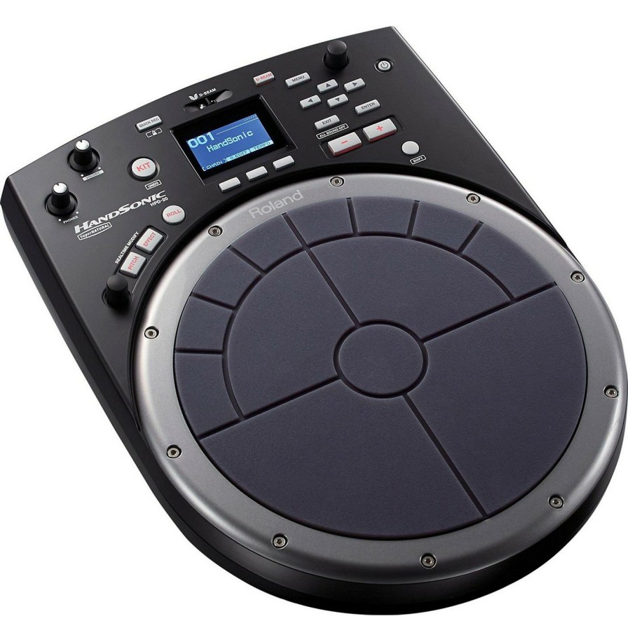 Electronic Drums * | Discount Roland Roland Handsonic Hpd-20 Digital Hand Percussion Controller Black