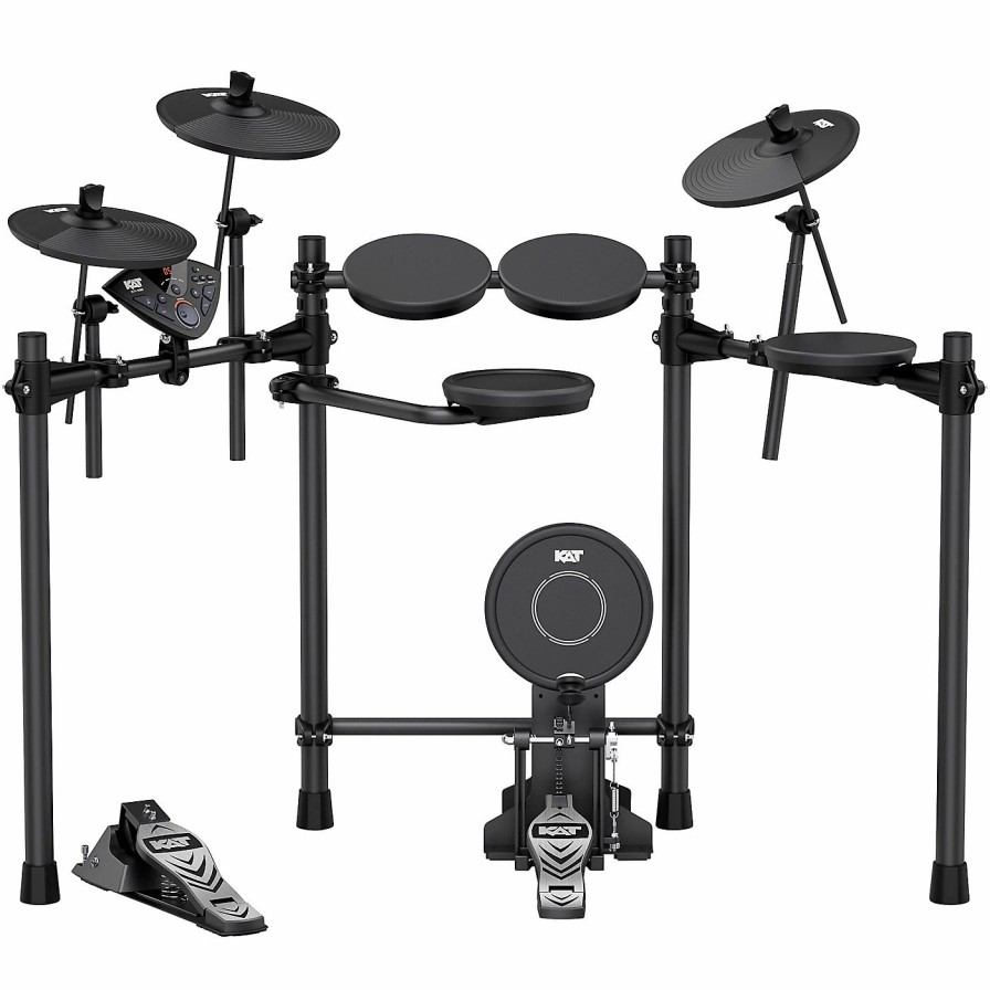 Electronic Drums * | Best Deal Kat Percussion Kt-100 5-Piece Electronic Drum Set