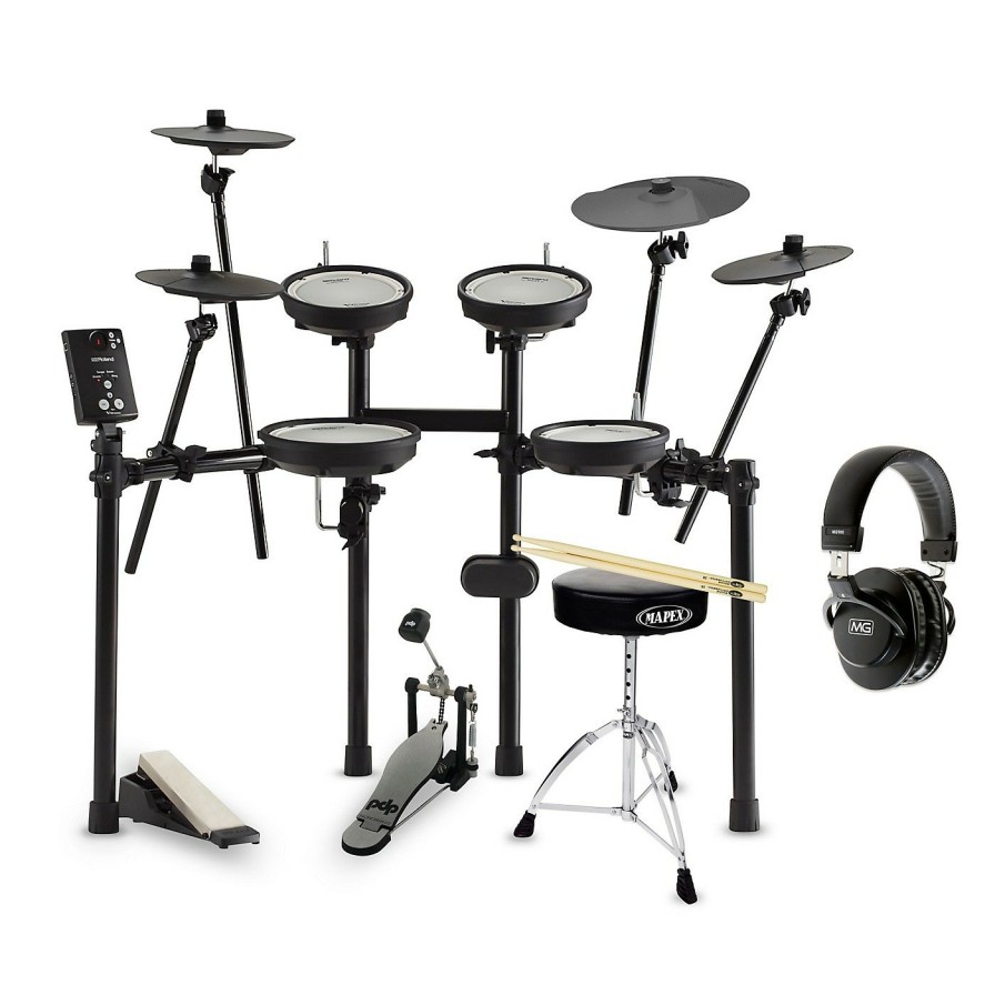 Electronic Drums * | New Roland Roland Td-1Dmkx V-Drums Set With Additional Larger Ride Cymbal Starter Kit