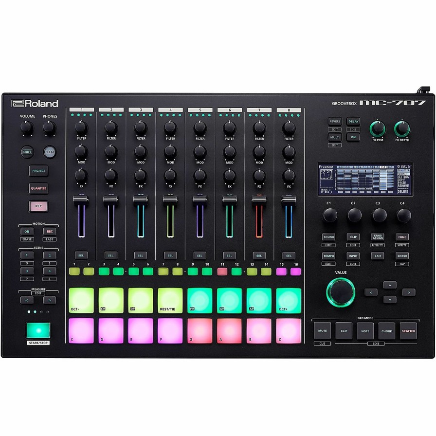 Electronic Drums * | Brand New Roland Roland Mc-707 Groovebox