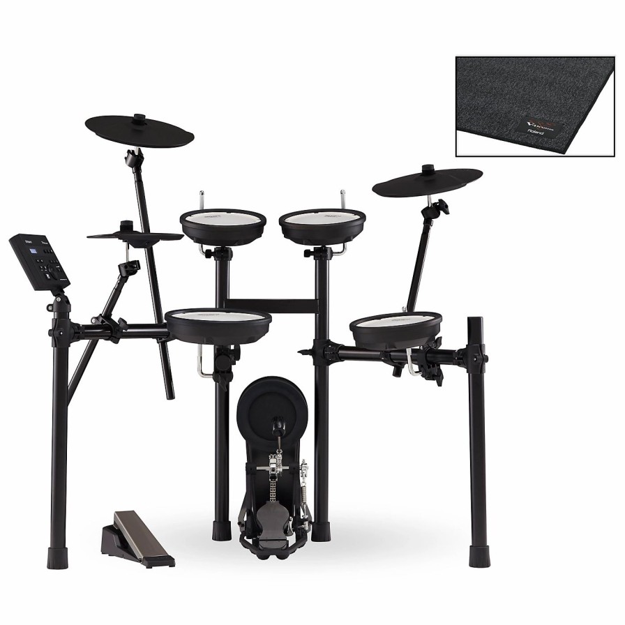 Electronic Drums * | Flash Sale Roland Roland Td-07Kv V-Drums Electronic Drum Set With Tdm-10 Drum Mat