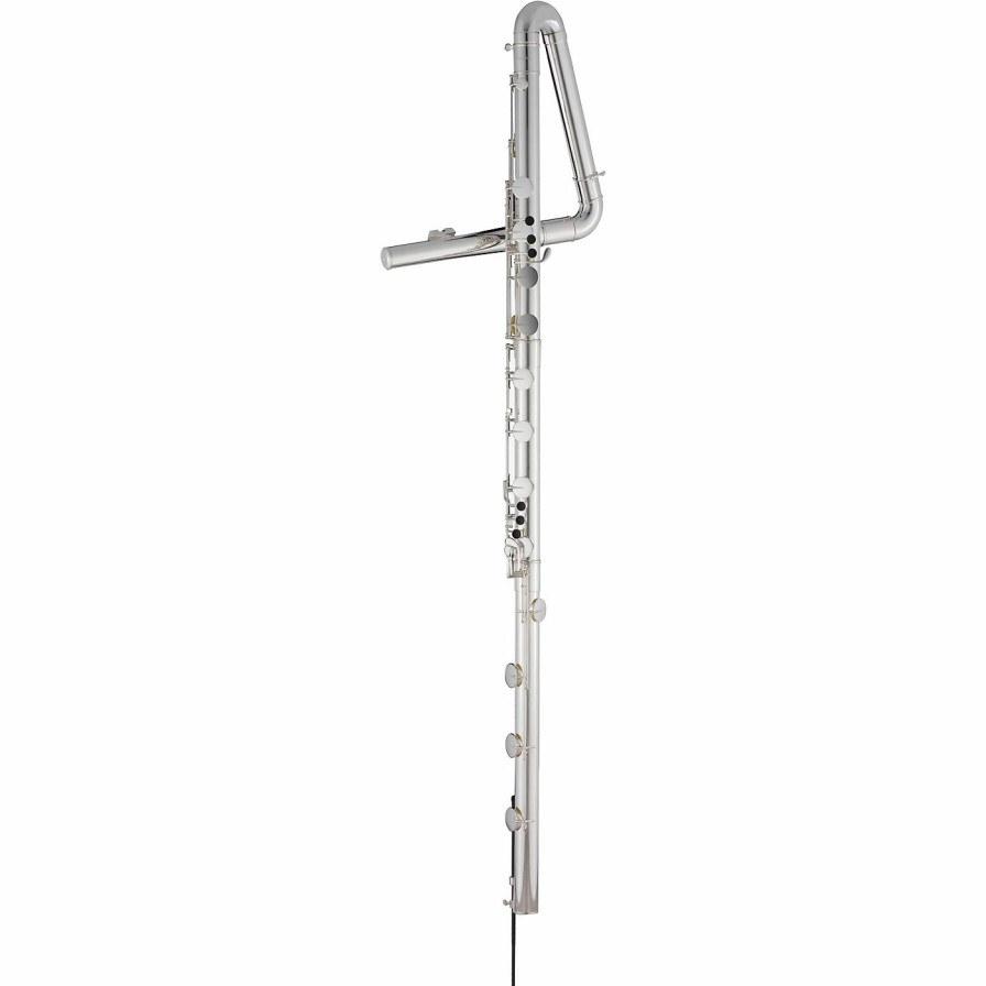 Flutes * | Promo Pearl Flutes Pearl Flutes Contrabass Flute, B-Footjoint With Case And Support Stand C-Foot