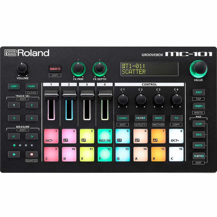 Electronic Drums * | Best Deal Roland Roland Mc-101 Groovebox