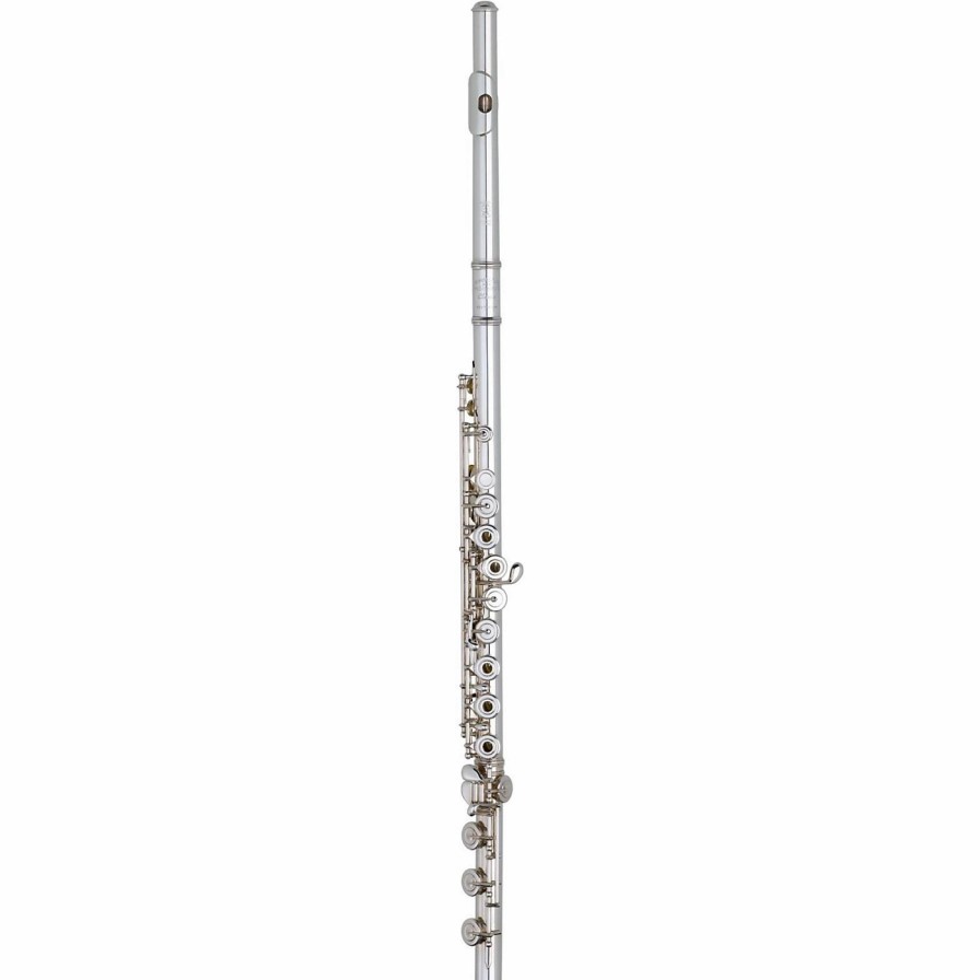 Flutes * | Brand New Haynes Haynes Q4 Classic Sterling Silver Flute Offset G, B-Foot, 14K Gold Riser