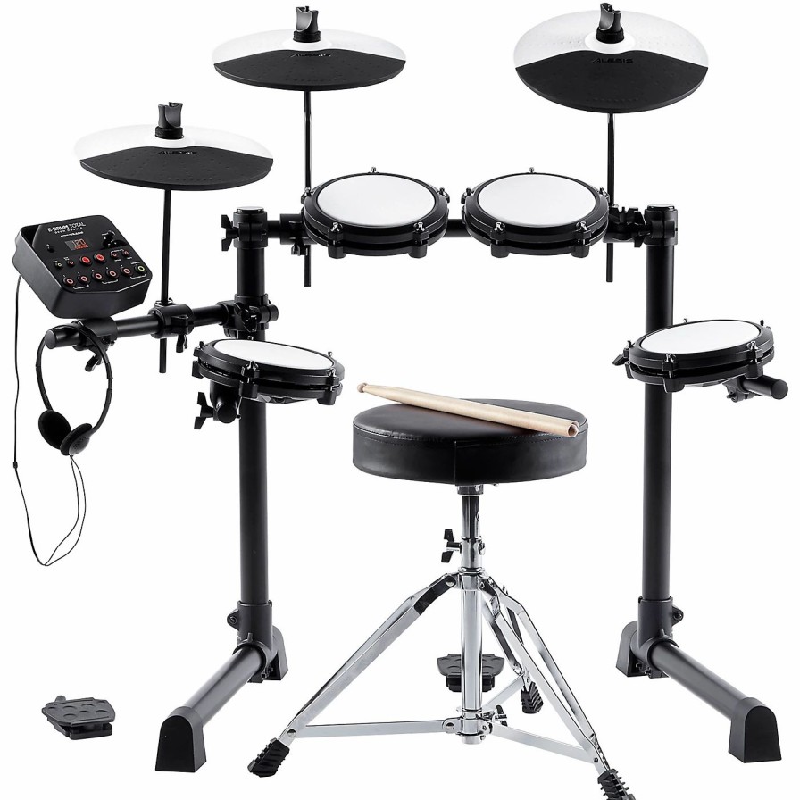 Electronic Drums * | Best Reviews Of Alesis Alesis E-Drum Total Mesh-Head Electronic Drum Kit Bundle