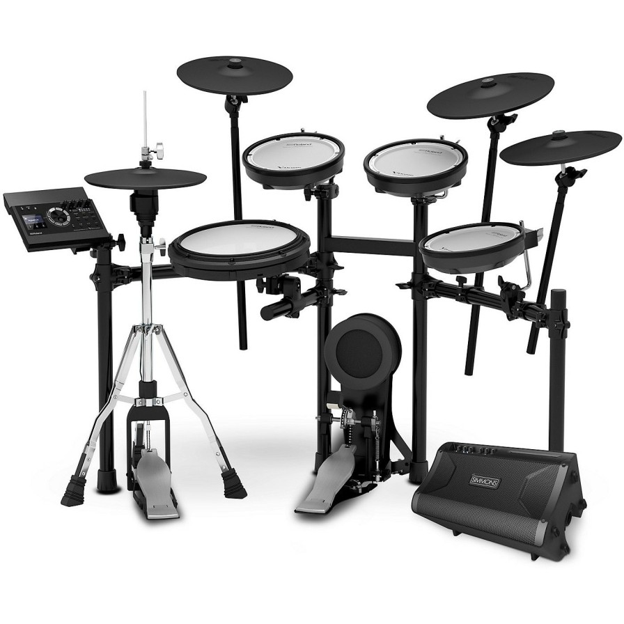 Electronic Drums * | Best Reviews Of Roland Roland Td-17Kvx V-Drums Electronic Drum Set With Simmons Da2110 Drum Set Monitor